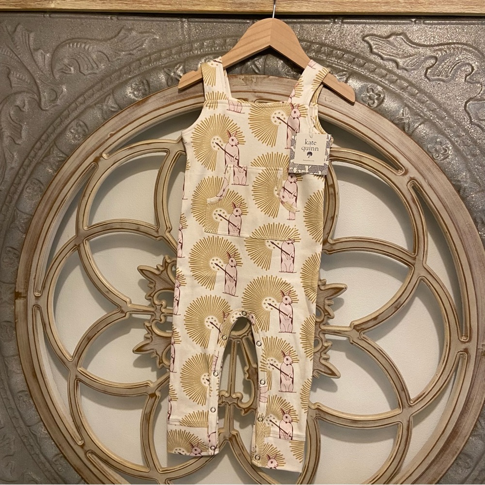 Kate Quinn Magic Rabbit Kanga Pocket Overall